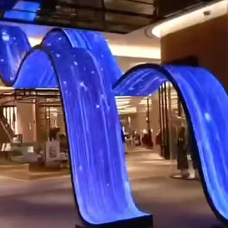 柔性全彩LEFD屏_异形显示屏